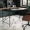 Martha Stewart 23.5 in. D X 47.25 in. W X Engineered Wood, Steel, Black Top/Oil Rubbed Bronze Frame XU-DK-4-BK-MS - alternate 8